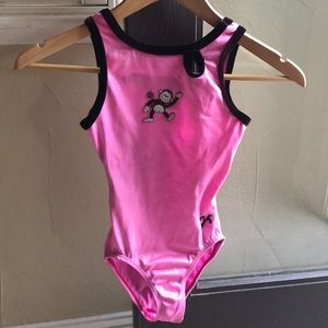 Pink monkey leotard
